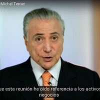 Temer admite reunión con representantes de Odebrecht; niega 'negocios oscuros” (Video)