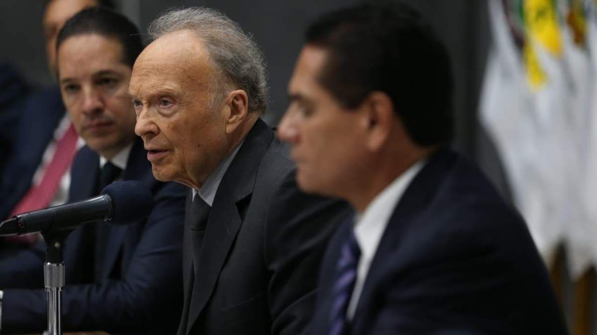 El Fiscal Gertz Manero en durante la reunión de la Conferencia Nacional de Gobernadores en 2019