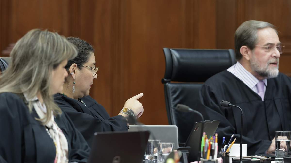 Aspecto de la última sesión de la Corte saliente