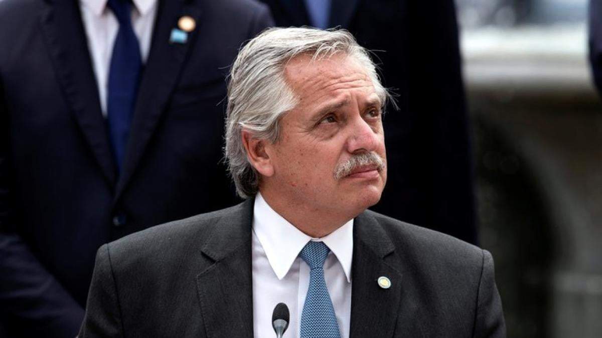 El presidente de la Nación, Alberto Fernández. Fuente: (Twitter)