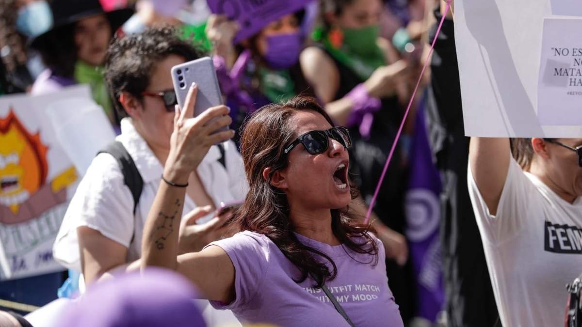 Manifestación por la ley "Solo sí es sí"