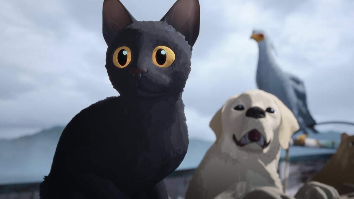 Fotograma de la película animada Flow