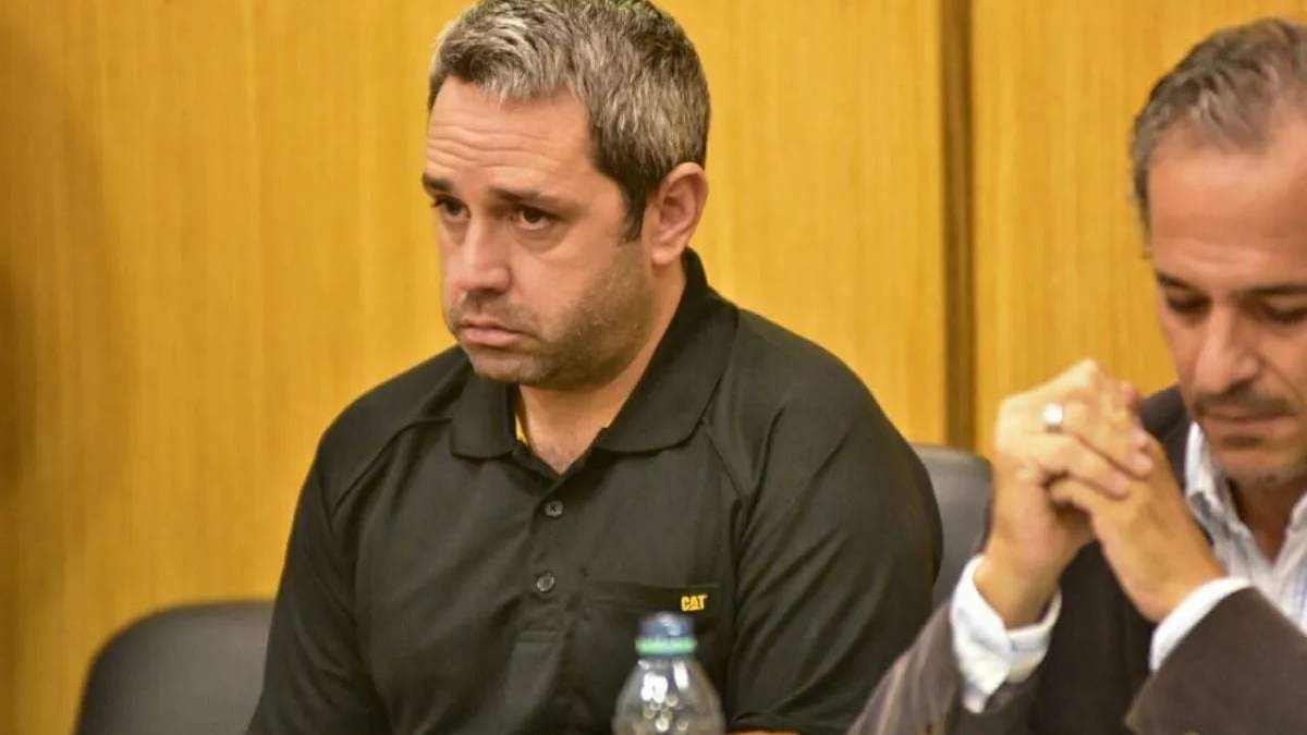 De Piano durante el juicio por la muerte de Claudia Segura. Fuente: (ANRoca)