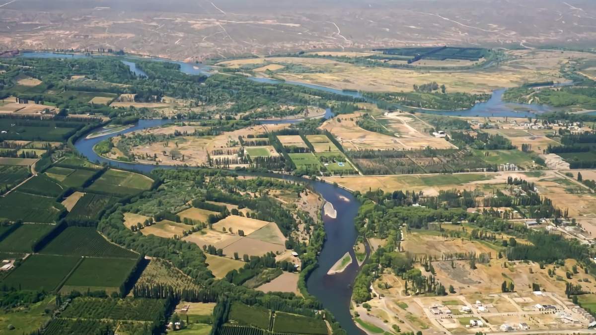 Río Negro y Neuquén en emergencia hídrica. Fuente: (Twitter)