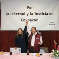 Anuncian priistas apoyo a favor de la candidata de Morena a la alcaldía de Coyoacán, María Rojo