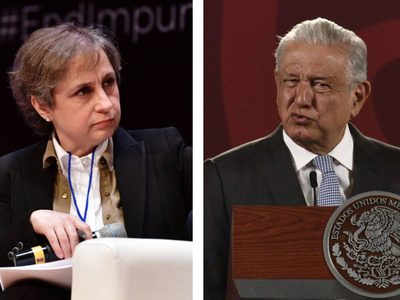 Entre Aristegui y Loret no hay mucha diferencia: AMLO; revuelve la gimnasia con la magnesia: Carmen