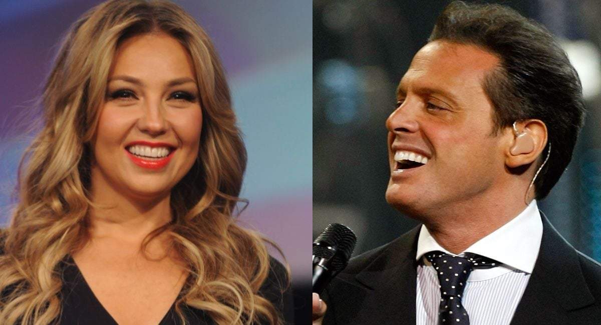 Luis Miguel y Thalía. Fuente: (Instagram)