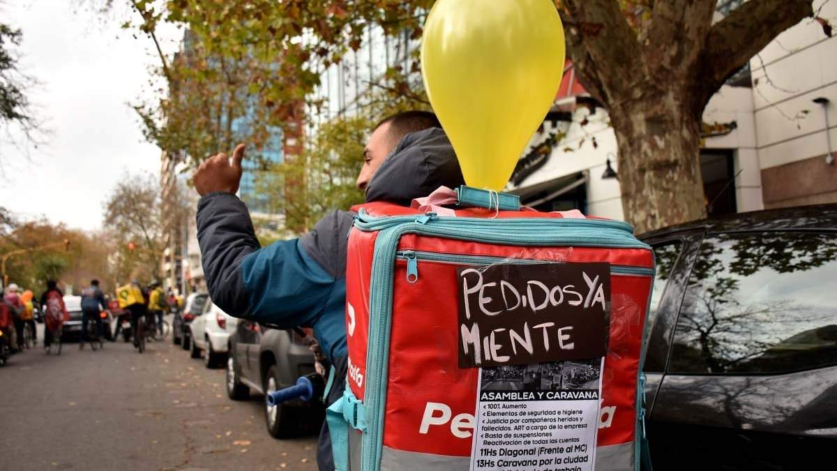 ASiMM aglutina a trabajadores de mensajería y de reparto. Fuente: (Twitter)