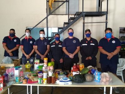 Choele Choel: ¡conmovedora cuarentena de 7 bomberos en el cuartel!