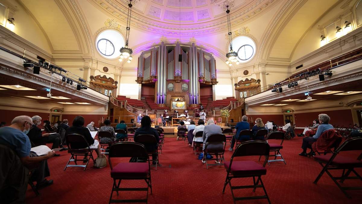 Los miembros actuales de la Iglesia Metodista de Reino Unido son 164.000.