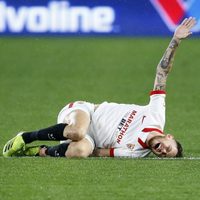 La impactante lesión de Lucas Ocampos en el Sevilla