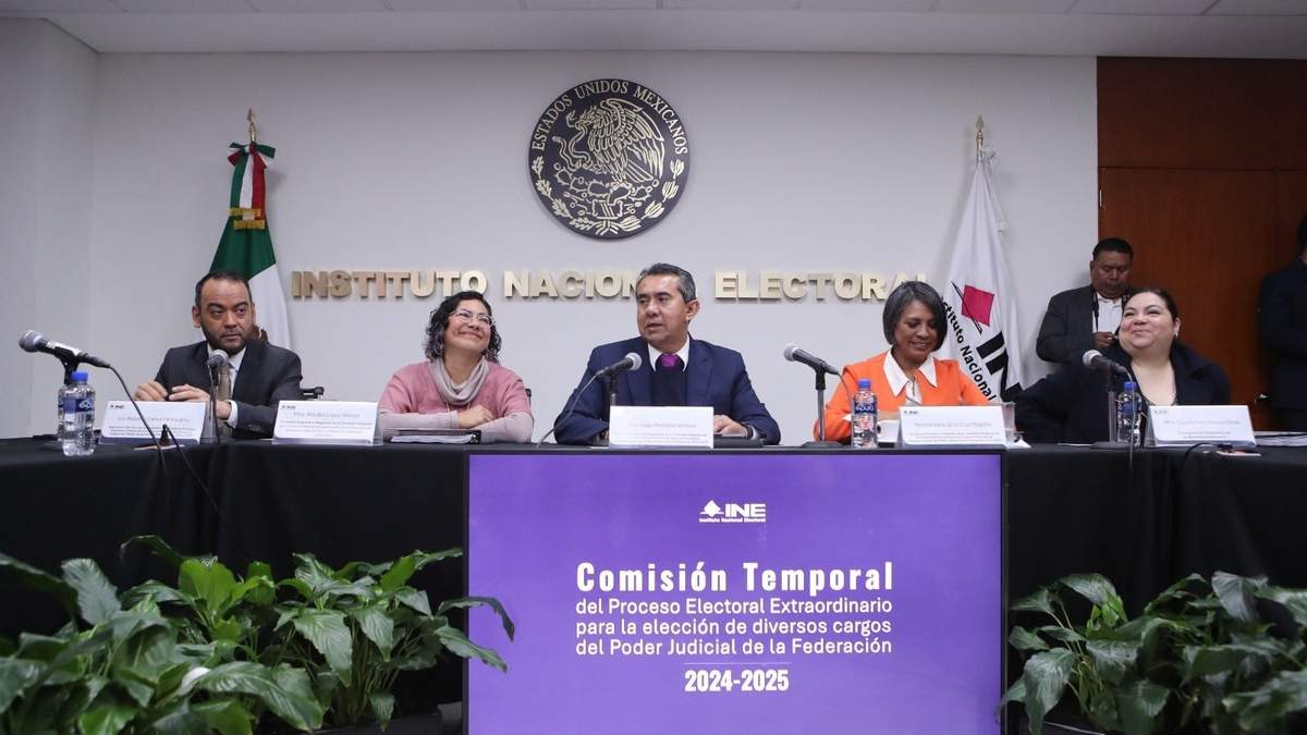 La Comisión Temporal del Proceso Electoral Extraordinario del Poder Judicial de la Federación 2024-2025