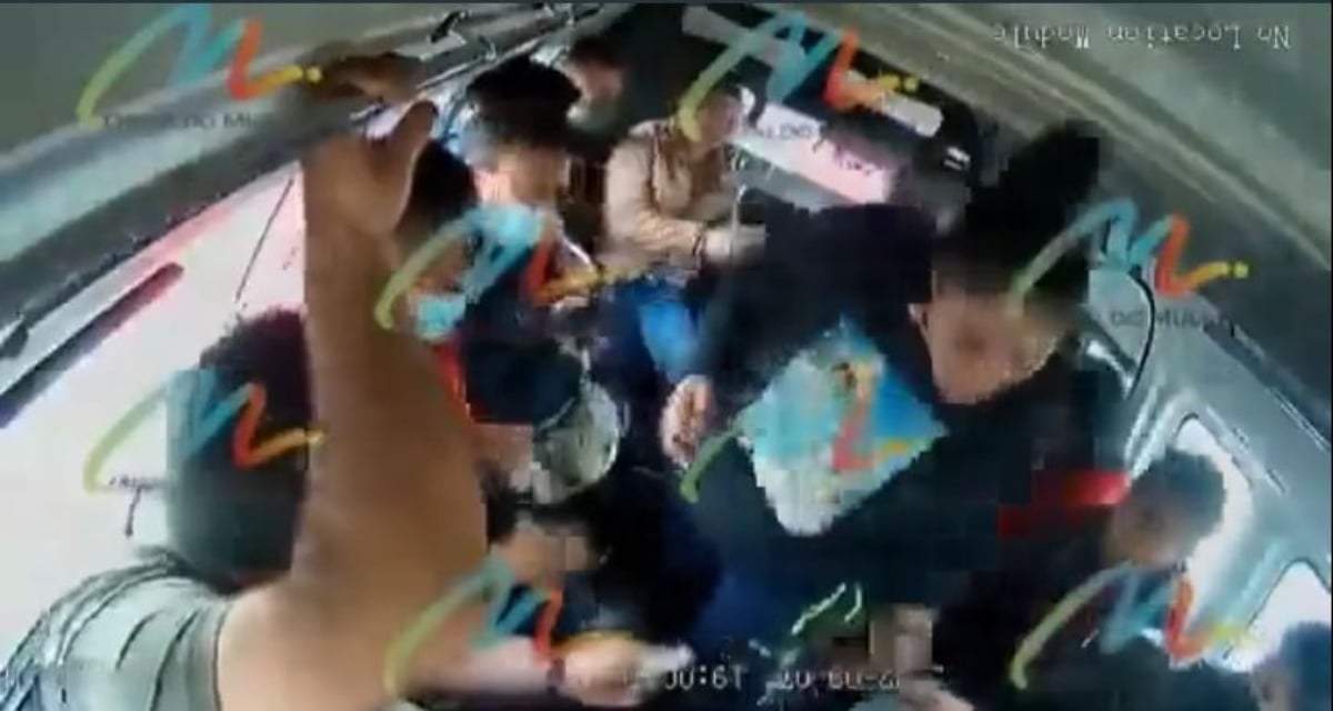 Asalto captado en video