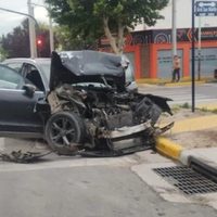 Fuerte choque en la capital: tres mujeres quedaron internadas