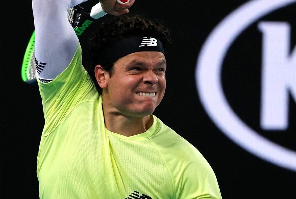 Milos Raonic. Fuente: (Twitter)