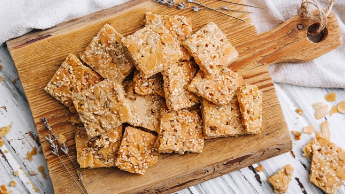 Crackers de avena y chía. Fuente: (ekilu)