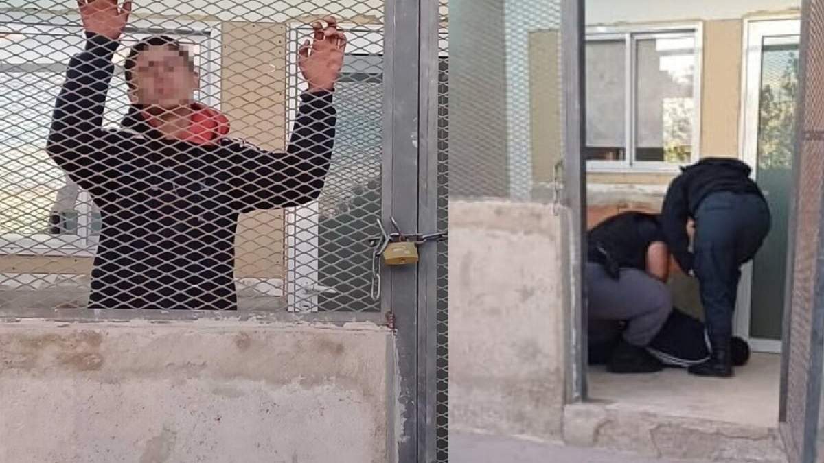 El adolescente fue detenido por la Policía antes que los vecinos lo agredan. Fuente (Centenario Digital)