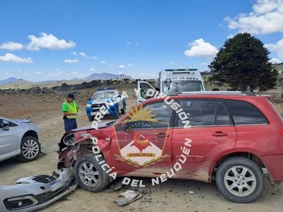 Violento choque frontal en la ruta 13; no hubo heridos