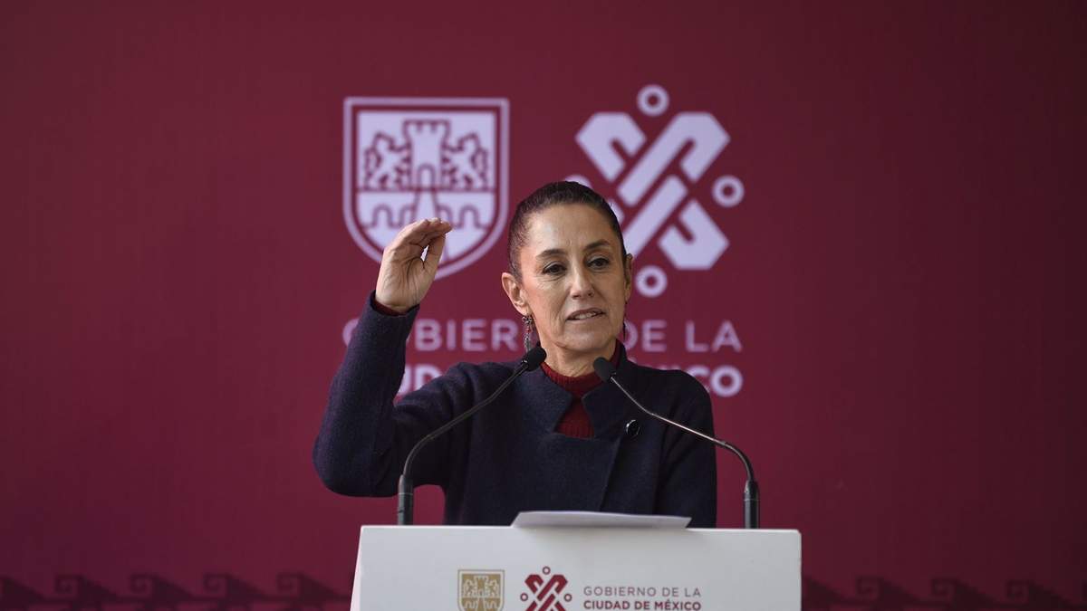 La jefa de gobierno Claudia Sheinbaum