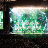 Más de 140 mil personas cantaron con Los Tigres del Norte en el Zócalo