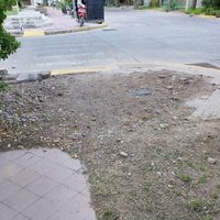 Arreglo y desarreglo: así quedó una vereda en Godoy Cruz luego de una reparación
