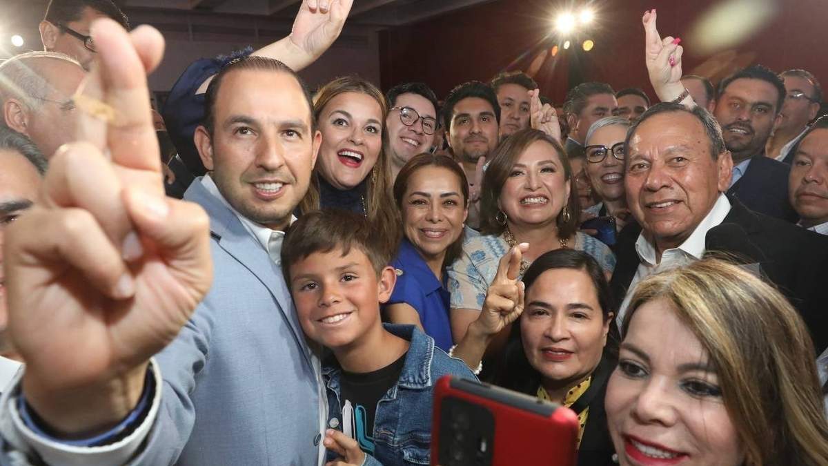“Lo que la gente nos pide es que sea Xóchitl Gálvez ”, dijo el dirigente nacional panista Marko Cortés y se desató la ola azul