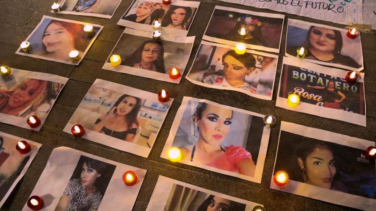 Protesta por transfeminicidios