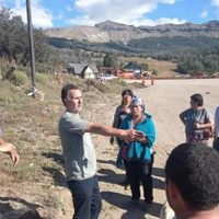 Mapuches que reclaman por las obras en el cerro Chapelco exigieron la presencia de autoridades provinciales