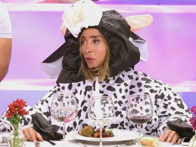María Patiño la pasó muy mal por culpa de la comida de los hermanos Frigenti