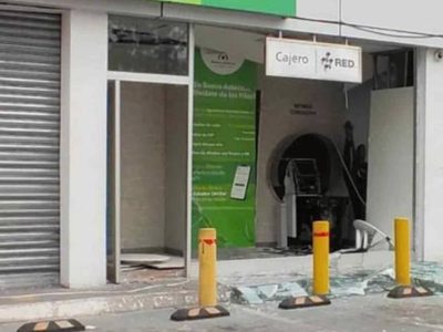 Detonan bomba en sucursal de Elektra en Edomex para robar cajero de Banco Azteca