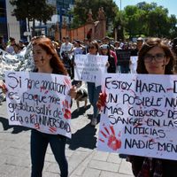 Protestan universitarios zacatecanos por la violencia