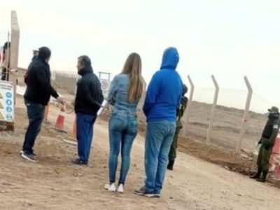 Gendarmería allanó una empresa proveedora de arena para Vaca Muerta