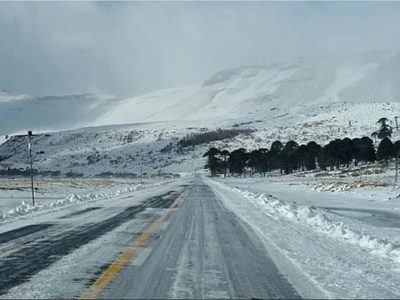 Por el temporal en Neuquén cerraron el paso Pino Hachado y hay rutas intransitables