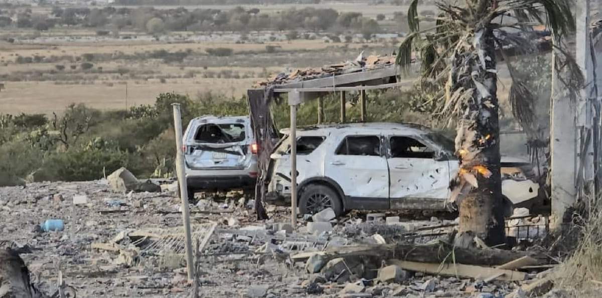 Los daños por la explosión en Durango