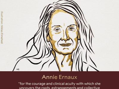 La francesa Annie Ernaux gana el Premio Nobel de Literatura
