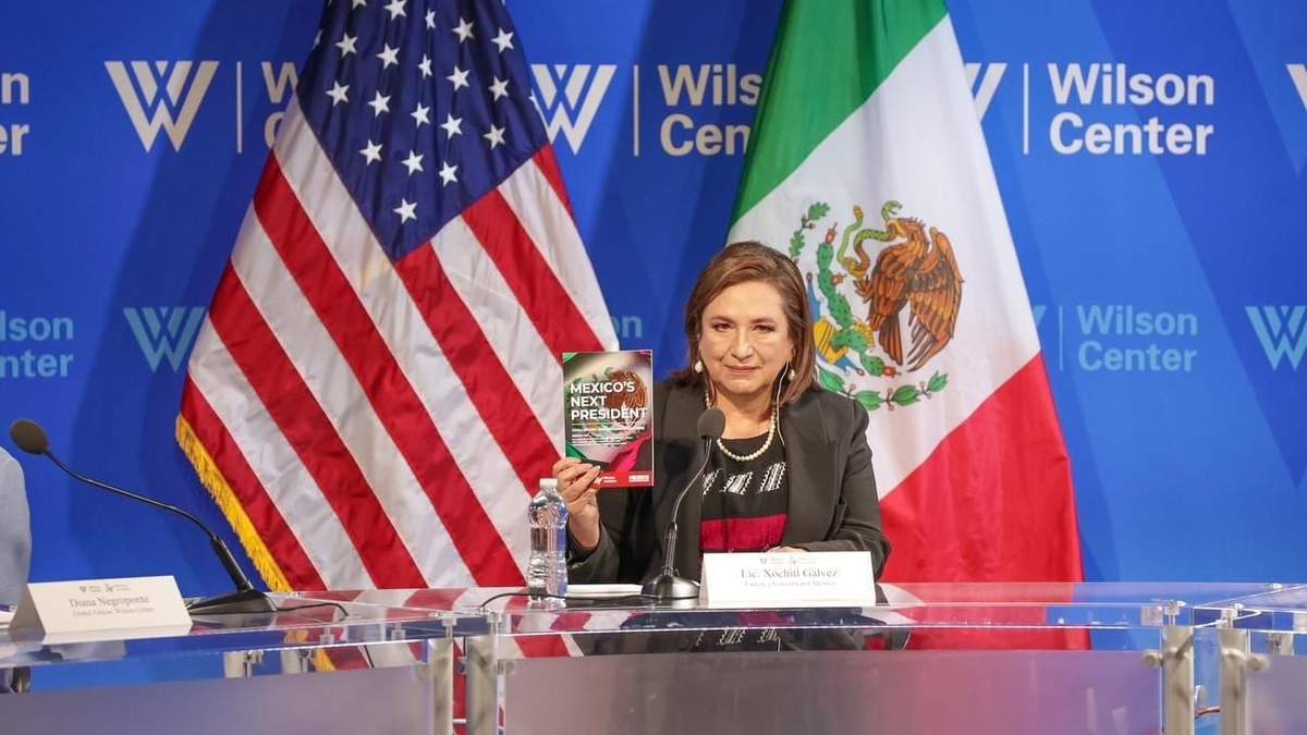 La candidata presidencial en el Wilson Center