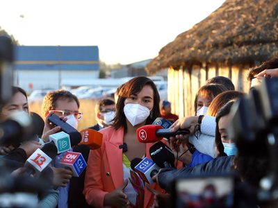 Tensión en el sur de Chile: se realizaron disparos al aire cuando arribó la ministra del Interior