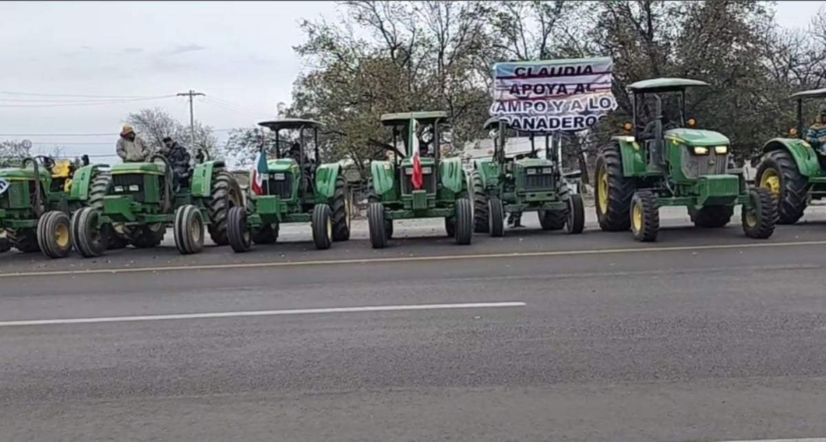 El bloqueo de agricultores en el municipio de Allende