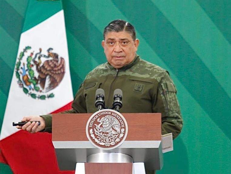El Secretario de la Defensa Nacional, Luis Cresencio Sandoval
