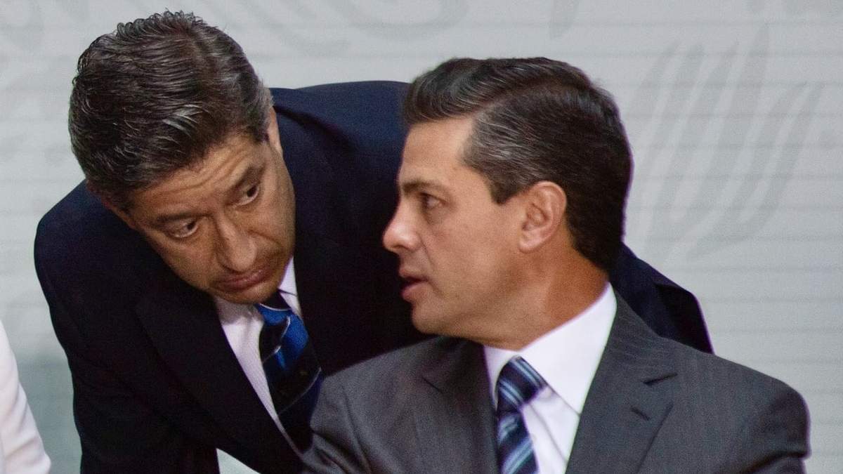 Erwin Lino y Enrique Peña Nieto