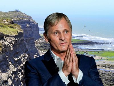 Un lugar para las vacaciones soñadas: Viggo Mortensen conoció La Lobería y prometió volver
