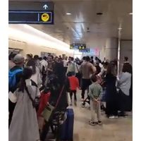Mexicanos cantan “Cielito Lindo” en aeropuerto de Israel antes de ser repatriados (Video)
