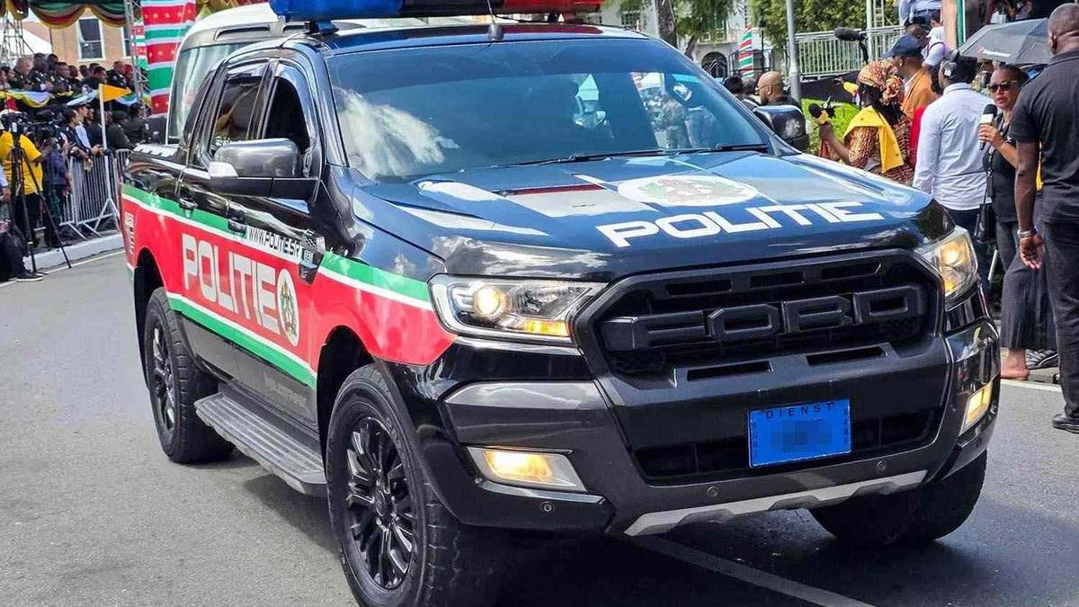 Vehículo de la policía de Surinam (imagen ilustrativa)