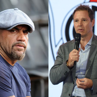 Verón recogió el guante y golpeó con un durísimo palo contra Jorge Brito, presidente de River