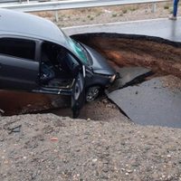 La Ruta 7 "se tragó" otro auto