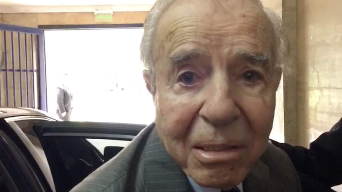 Carlos Menem, expresidente de la Nación. Fuente: (Twitter)