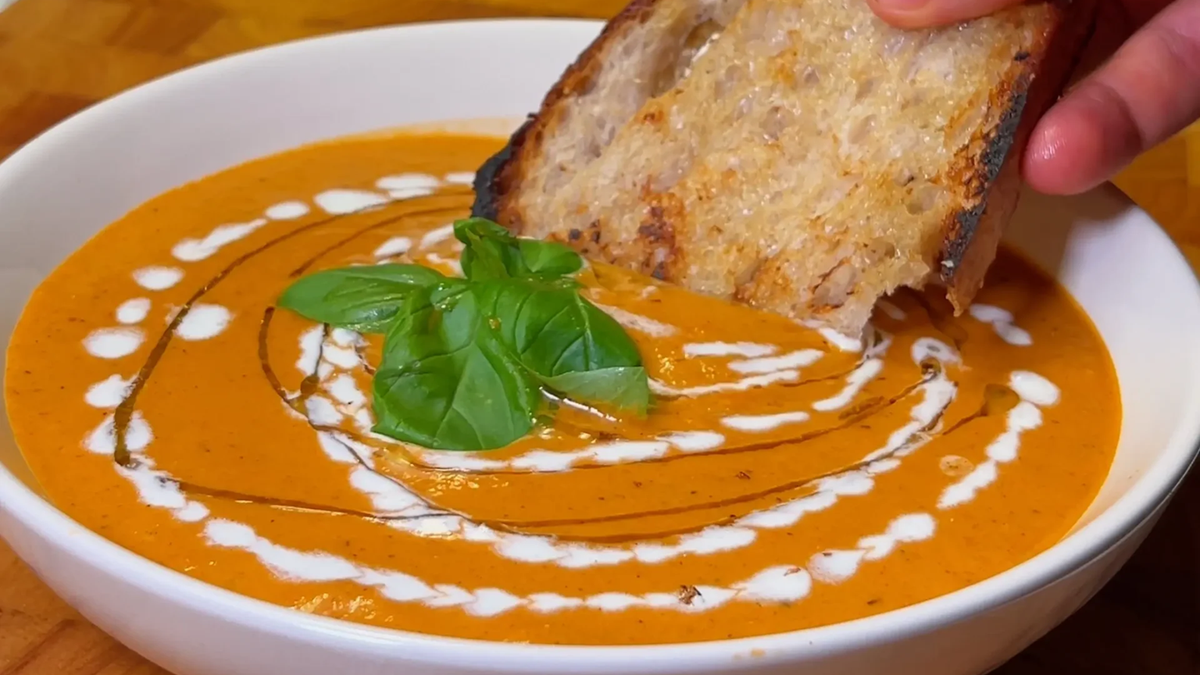 Sopa crema. Fuente: (Instagram)