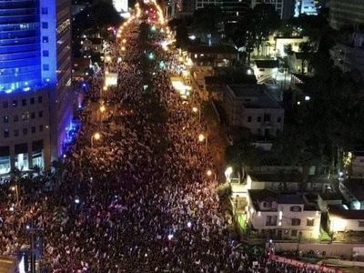 Israel enfrenta 10 semanas de protestas masivas en contra de la reforma judicial