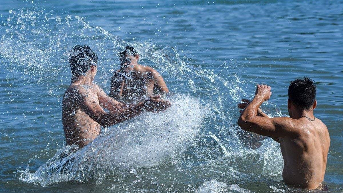 Calor en Neuquén. Fuente: (Twitter)