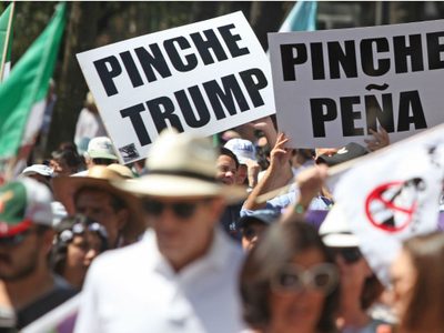 Peña y Trump, el repudio impostado